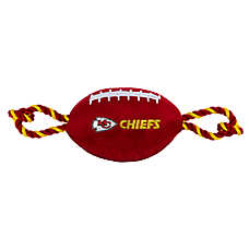 Kansas City Chiefs Football Rope Dog Toy