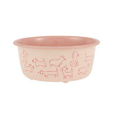 Top Paw? Pink Dog Novelty Stainless Steel Dog Bowl 12oz, 27 oz