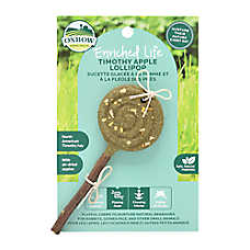 Oxbow Enriched Life Timothy Hay Lollipop - Apple Small Pet Chew Toy