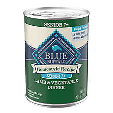 Blue Buffalo Homestyle Recipe Senior 7+ Wet Dog Food - Lamb & Vegetable, 12.5 oz