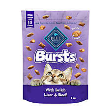 Blue Buffalo&trade; Bursts Crunchy Cat Treats - Liver & Beef, Natural