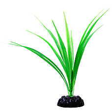 Top Fin? Artificial Thick Grass Aquarium Plant - Fish Tank Plant Decor - 6 in