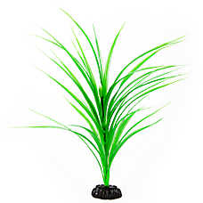 Top Fin? Artificial Thick Grass Aquarium Plant - Fish Tank Plant Decor - 12 in
