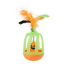 Thrills & Chills&trade; Halloween Pumpkin Wobble Cat Toy