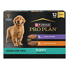 Purina Pro Plan Development Variety Pack Puppy Wet Dog Food - Grain Free, 13 oz, 12 Count
