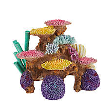 Top Fin? Coral Cave Ornament - Fish Tank Decor, Hideout - Large