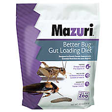 Mazuri Better Bug Gut Loading Diet - Feeder Insect Gut Load - 8 oz