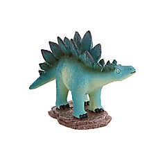 Top Fin? Dinosaur Stegosaurus Aquarium Ornament - Fish Tank Decor - Small