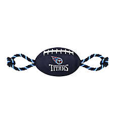 Pets First Tennessee Titans Football Rope Dog Toy