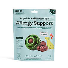 WOOF Dog Allergy & Immunity Pupsicle Pops Refill, Immune Support, PB & Beef Flavor, Multiple Sizes