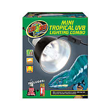 Zoo Med Mini Tropical UVB Lighting Combo Reptile Tropical UVB Terrarium Lighting