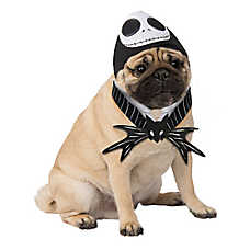 Rubie's Pet Shop Halloween Jack Skellington Headpiece Dog & Cat Costume