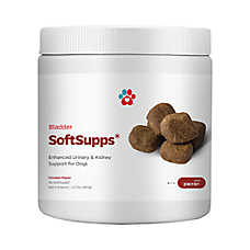 Pet Parents? Bladder SoftSupps? Dog Cranberry Urinary & Kidney Supplement, Chicken Flavor, 90 Count