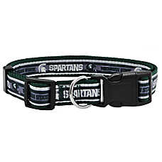 Pets First Michigan State Spartans Satin Dog Collar