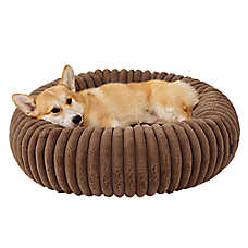 Bedsure? Donut Bolster Dog Bed with Removable Washable Cover