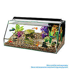 Top Fin? Angled Aquarium - Fish Tank Aquarium - 10 Gallon