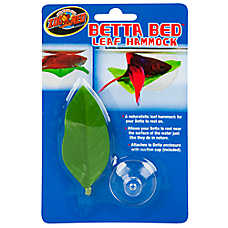 Zoo Med Betta Leaf Hammock Betta Resting Leaf with Suction Cup