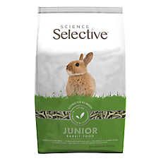 Science Selective Junior Rabbit Food - Growth & Development - 4 Lbs - Veterinarian Recommended