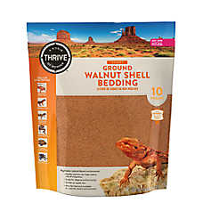 Thrive Ground Walnut Shell Reptile Bedding - Reptile Substrate & Bedding - 10 lb