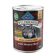 Blue Buffalo Wilderness Wolf Creek Stew High Protein Adult Wet Dog Food - Grain Free, 12.5 oz