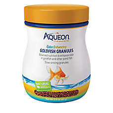 Aqueon? Color Enhancing Goldfish Granules Fish Food Complete Diet