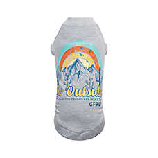 GF PET? Go Outside Graphic Dog Tee