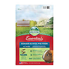 Oxbow Essentials Senior Guinea Pig Food Pellets with Vitamin C - Antioxidant Ingredients - 4 Lbs
