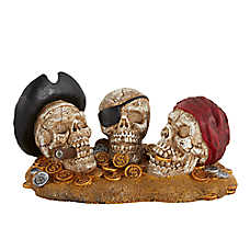 Top Fin? Pirate Trio Bubbler & Aquarium Ornament - Fish Tank Decor, Aeration Decor - Large