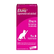 Elura (capromorelin oral solution) for Cats - 20 mg/mL, 15 mL