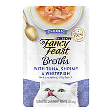 Fancy Feast? Classic Broths Cat Wet Treat - Limited Ingredients, Grain Free, 1.4 OZ