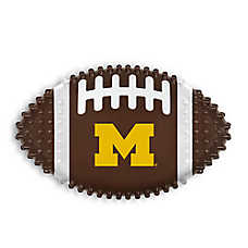 Michigan Hard Nylon Football Dog Chew Toy