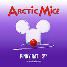 Arctic Mice Frozen Pinky Rat - Snake Food - 3 ct