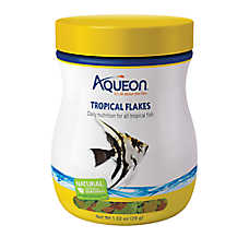 Aqueon Tropical Flakes Fish Food Complete Diet