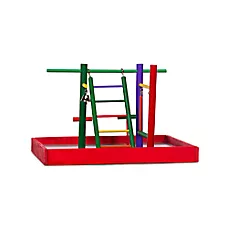Prevue Pet Products Park Playground Parakeet Toy - Pet Bird Playground Toy