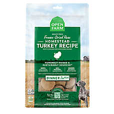 Open Farm Freeze Dried Dinner Patties Adult Dry Dog Food - Turkey, 10.5 OZ