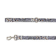 Top Paw? Animal Print Dog Leash, Black & White Dog Leash, Walking Dog Leash, 4' Long