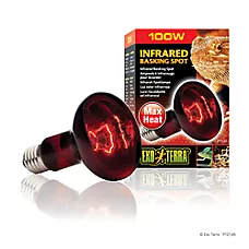 Exo Terra® Infrared Basking Spot Reptile Night Heat Lamp for Terrariums - 50-150 watt
