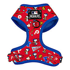 Sassy Woof MLB&trade; x Peanuts&trade; Philadelphia Phillies Adjustable Dog Harness