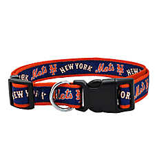 Pets First MLB New York Mets Satin Dog Collar