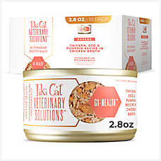 Tiki Cat Veterinary Solutions GI-Health Wet Cat Food - Chicken, Egg & Pumpkin, Shreds