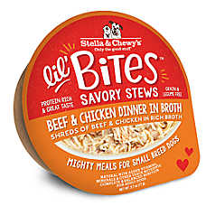 Stella & Chewy's Lil Bites Savory Stews Small Breed Adult Wet Dog Food - Beef & Chicken
