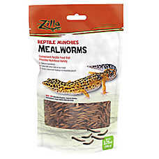 Zilla? Reptile Mealworm Munchies - Reptile Food - 3.75 oz