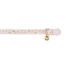 Whisker City? Gold Sprinkles Cat Collar, Pink & Gold Cat Collar, Break-Away Collar, Multiple Sizes