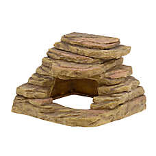 Thrive Desert Reptile Corner Hide - Reptile Hide Decor