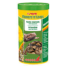 Sera? Flowers 'n' Loops Reptile Food - Herbivore Reptile Food - 1000 ml