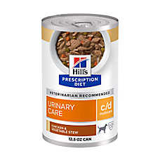 Hill's? Prescription Diet? c/d Multicare Urinary Care Adult Dog Food - Chicken & Vegetale Stew