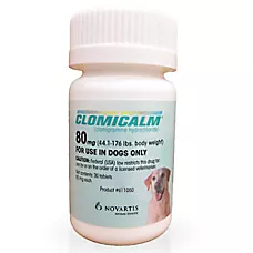 Clomicalm (Clomipramine HCI) Tablets for Dogs - 5mg, 20mg, 80mg - 30 Tablets