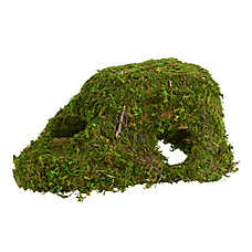 Thrive Corner Hide - Grass covered - Reptile Hide Decor