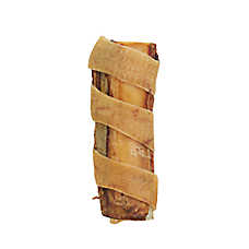Dentley's Nature's Chews Pork Wrapped Beef Rib Dog Chew 7 Inch 1.5 OZ