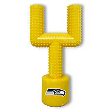 Seattle Seahawks Hard Nylon Football Goal Post Dog Chew Toy
